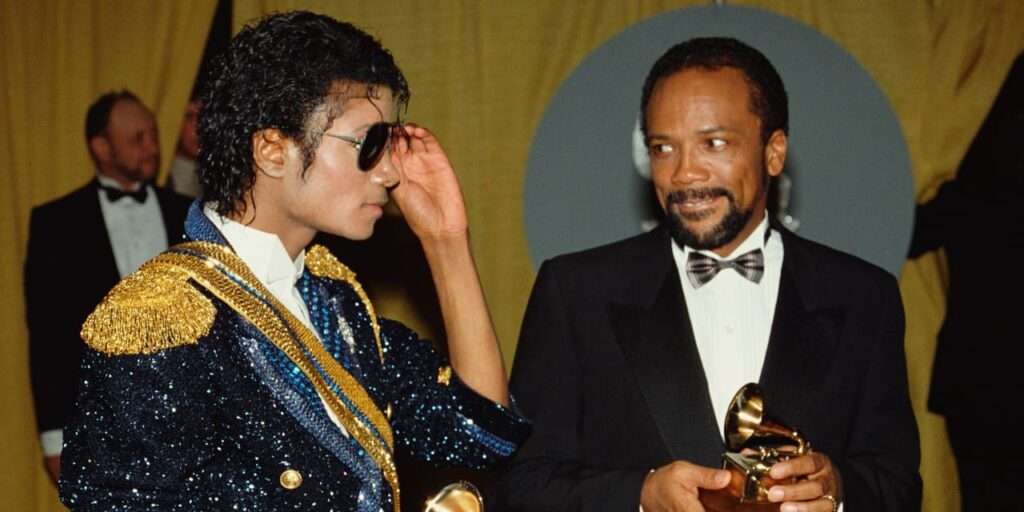 Michael Jackson and Quincy Jones